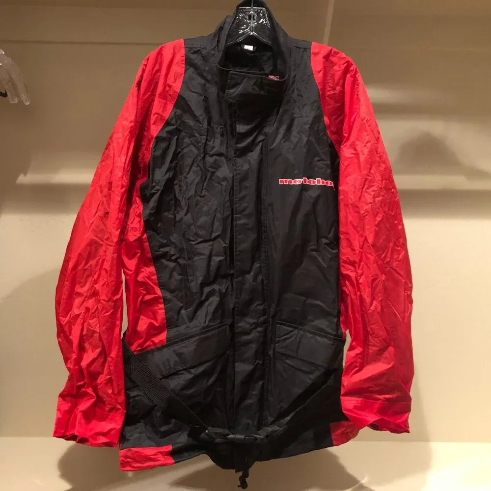 Motoboss Waterproof Motorcycle Riding Rain Jacket Packable X-Large - Picture 1 of 13